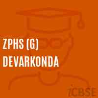 Zphs (G) Devarkonda Secondary School Logo