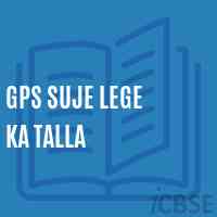 Gps Suje Lege Ka Talla Primary School Logo