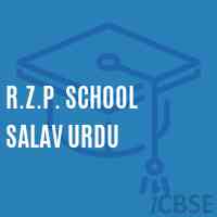 R.Z.P. School Salav Urdu Logo