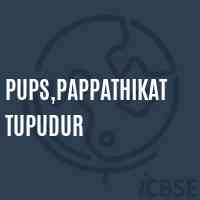 Pups,Pappathikattupudur Primary School Logo