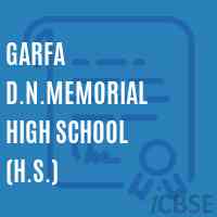 Garfa D.N.Memorial High School (H.S.) Logo