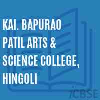 Kai. Bapurao Patil Arts & Science College, Hingoli Logo