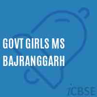 Govt Girls Ms Bajranggarh Middle School Logo