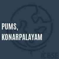 Pums, Konarpalayam Middle School Logo