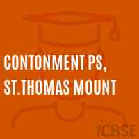Contonment PS, St.Thomas Mount Primary School Logo