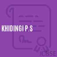 Khidingi P.S Primary School Logo