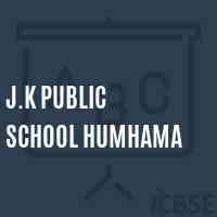 J.K Public School Humhama Logo