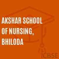 Akshar School of Nursing, Bhiloda Logo