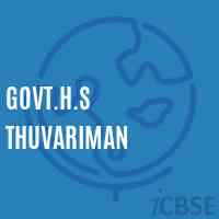 Govt.H.S Thuvariman Secondary School Logo
