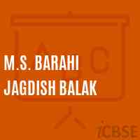M.S. Barahi Jagdish Balak Middle School Logo