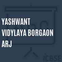 Yashwant Vidylaya Borgaon Arj High School Logo