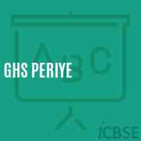 Ghs Periye High School Logo
