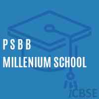 P S B B Millenium School Logo
