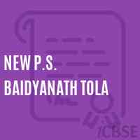 New P.S. Baidyanath Tola Primary School Logo