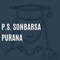 P.S. Sonbarsa Purana Primary School Logo