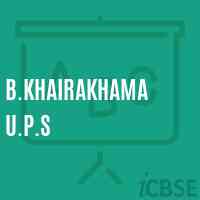 B.Khairakhama U.P.S Middle School Logo