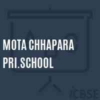 Mota Chhapara Pri.School Logo