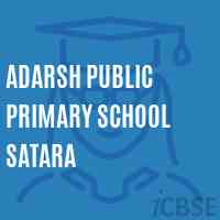 Adarsh Public Primary School Satara Logo