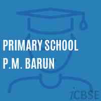 Primary School P.M. Barun Logo