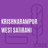 Krishnarampur West Satirani Primary School Logo