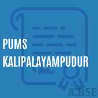 Pums Kalipalayampudur Middle School Logo