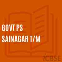 Govt Ps Sainagar T/m Primary School Logo