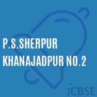 P.S.Sherpur Khanajadpur No.2 Primary School Logo