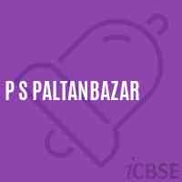 P S Paltanbazar Primary School Logo