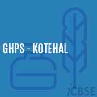 Ghps - Kotehal Middle School Logo