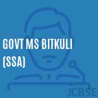 Govt Ms Bitkuli (Ssa) Middle School Logo