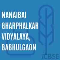 Nanaibai Gharphalkar Vidyalaya, Babhulgaon High School Logo
