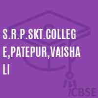 S.R.P.Skt.College,Patepur,Vaishali Logo
