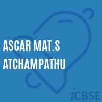 Ascar Mat.S Atchampathu Secondary School Logo