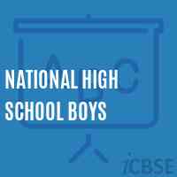 National High School Boys Logo